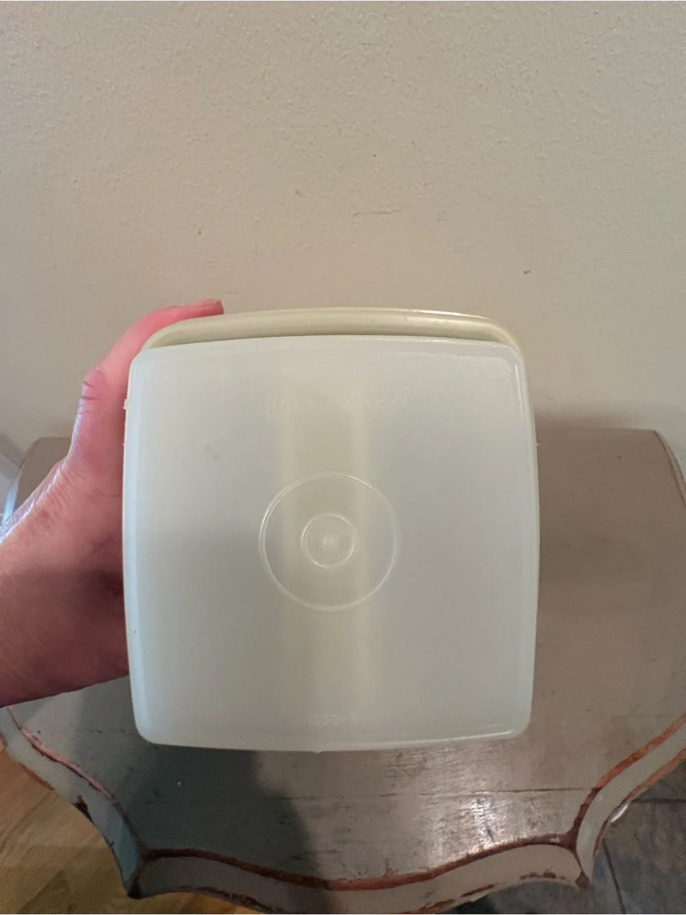 VTG Tupperware Avocado Green Three Piece Pick-A-Deli Pickle Keeper